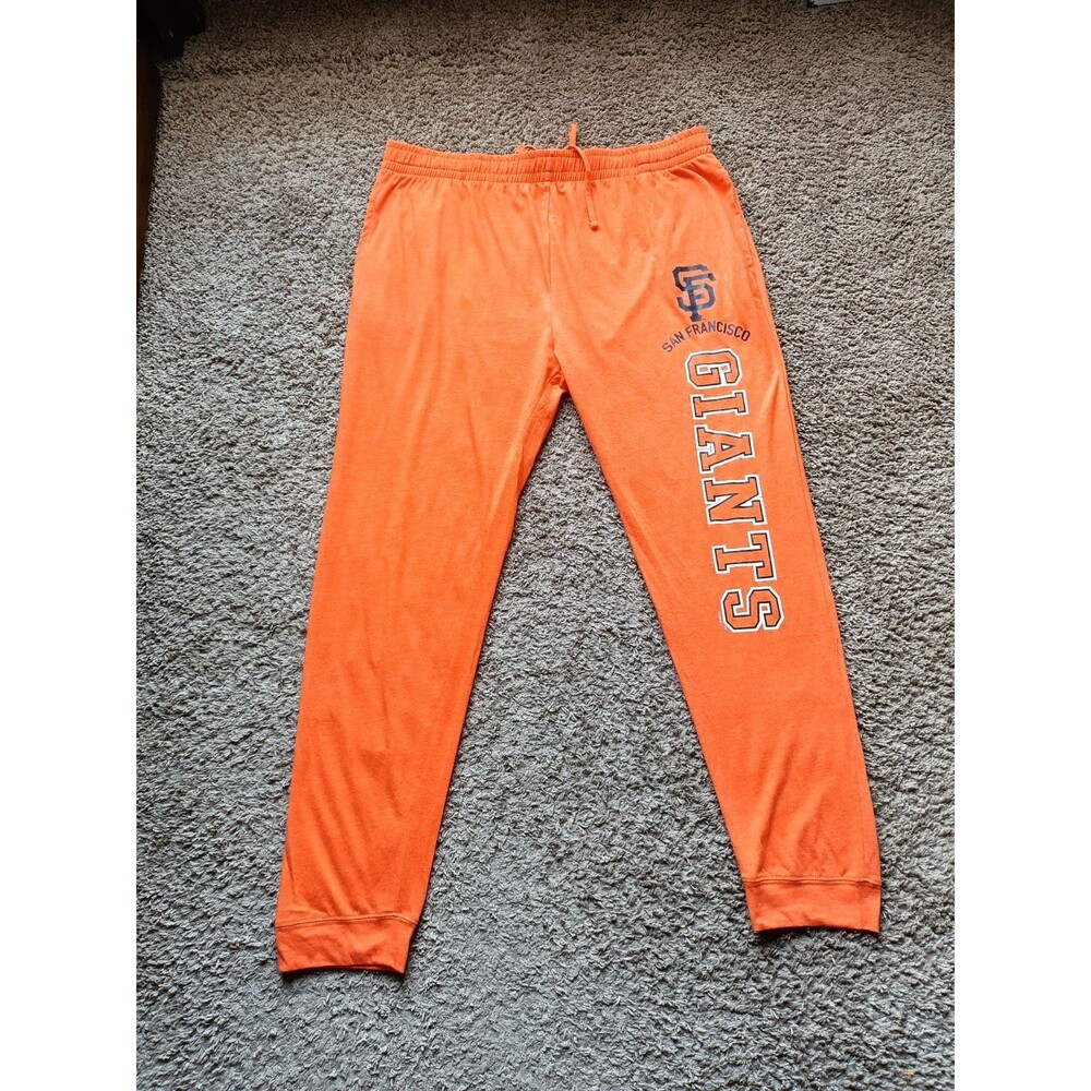 San Francisco Giants Sleepwear Sweatpants Mens XXL Orange MLB Baseball